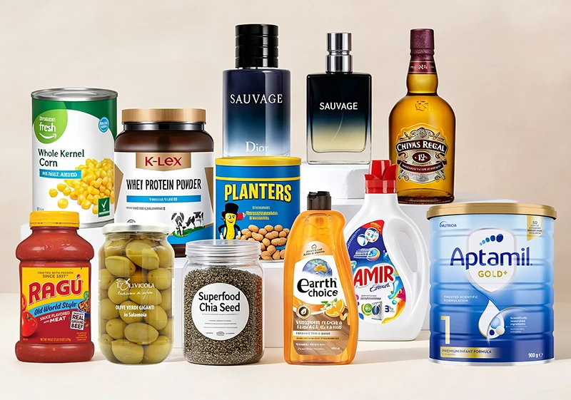Embalaje de botellas y frascos