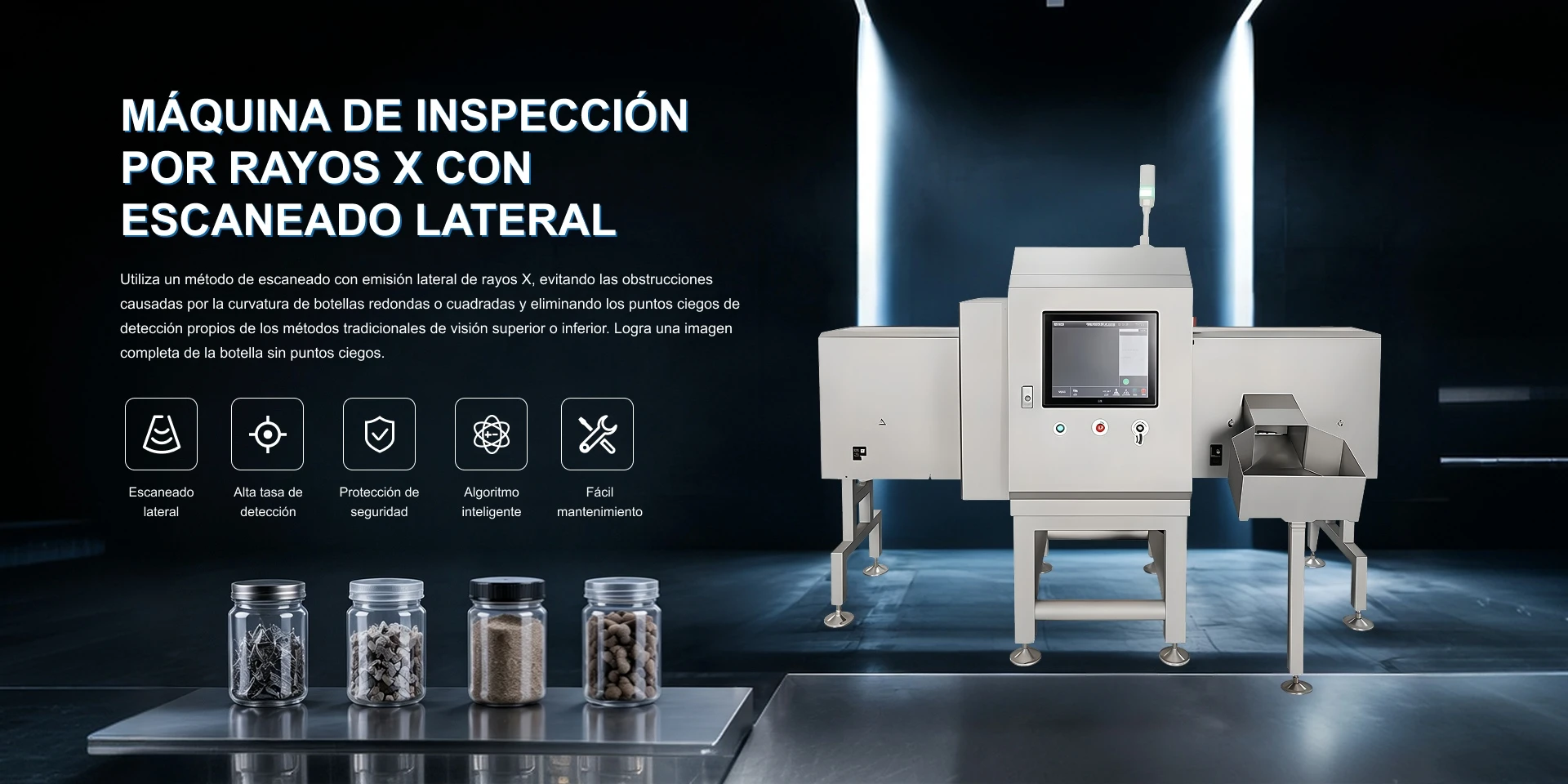 M&Aacute;QUINA DE INSPECCI&Oacute;N POR RAYOS X CON ESCANEADO LATERAL